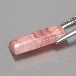 Rhodochrosite Multicolore naturelle Baquette, 5.91 ct, Opaque
