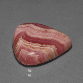 Rhodochrosite multicolore naturelle en forme de poire, 13,15 ct, opaque