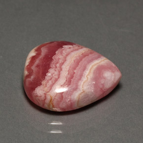 Rhodochrosite Multicolore naturelle En forme de poire, 13.69 ct, Opaque