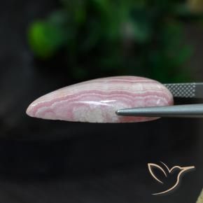 Rhodochrosite Multicolore naturelle En forme de poire, 20.09 ct, Opaque