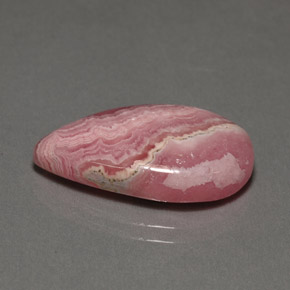 Rhodochrosite Multicolore naturelle En forme de poire, 12.38 ct, Opaque