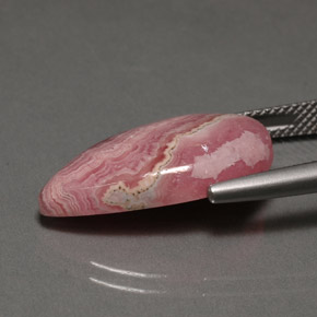 Rhodochrosite Multicolore naturelle En forme de poire, 12.38 ct, Opaque