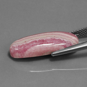 Rhodochrosite Rose multiple naturelle Coupe ovale, 11.04 ct, Opaque