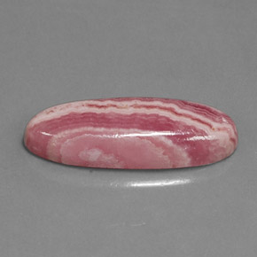 Rhodochrosite Multicolore naturelle Coupe ovale, 8.43 ct, Opaque
