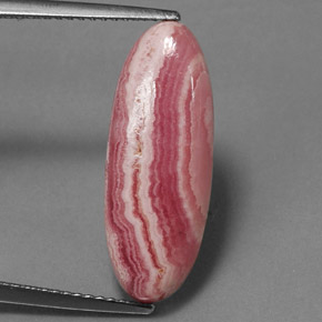 Rhodochrosite Multicolore naturelle Coupe ovale, 8.43 ct, Opaque