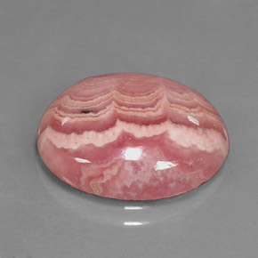 Rhodochrosite Multicolore naturelle Coupe ovale, 10.03 ct, Opaque