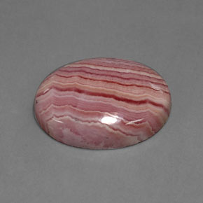 Rhodochrosite Multicolore naturelle Coupe ovale, 11.10 ct, Opaque