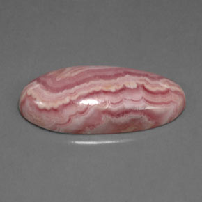 Rhodochrosite Rose multiple naturelle Coupe ovale, 15.40 ct, Opaque
