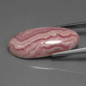 Rhodochrosite Rose multiple naturelle Coupe ovale, 15.40 ct, Opaque
