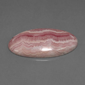 Rhodochrosite rose naturelle coupe ovale, 11,55 ct, opaque