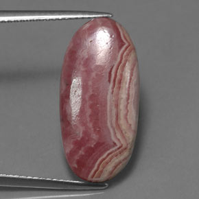 Rhodochrosite Rose multiple naturelle Coupe ovale, 13.76 ct, Opaque