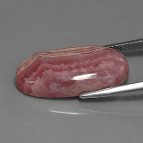 Rhodochrosite Rose multiple naturelle Coupe ovale, 13.76 ct, Opaque