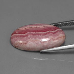 Rhodochrosite Multicolore naturelle Coupe ovale, 11.77 ct, Opaque
