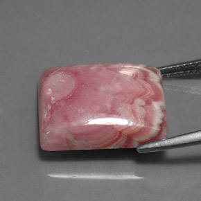 Rhodochrosite Rose multiple naturelle Baquette, 14.69 ct, Opaque