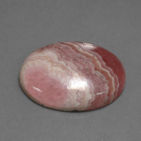 Rhodochrosite Multicolore naturelle Coupe ovale, 14.12 ct, Opaque