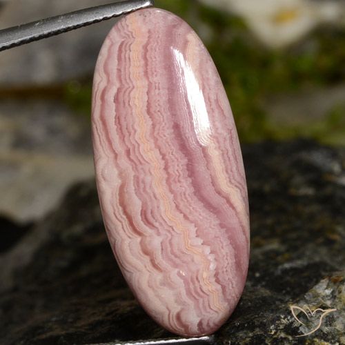 17.07ct Naturel Multicolore Rhodochrosite, ovale, Opaque