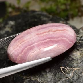 Rhodochrosite Multicolore naturelle ovale, 24.58 ct, Opaque