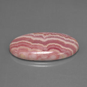Rhodochrosite Multicolore naturelle Coupe ovale, 32.68 ct, Opaque