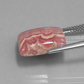 Rhodochrosite Multicolore naturelle Carré, 10.90 ct, Opaque