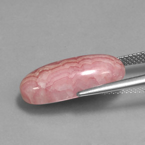 Rhodochrosite Rose multiple naturelle Coupe ovale, 12.06 ct, Opaque