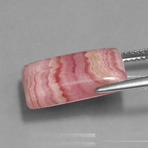 Rhodochrosite Rose multiple naturelle Baquette, 11.95 ct, Opaque