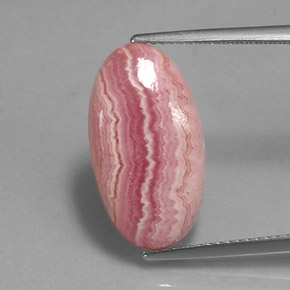 Rhodochrosite Multicolore naturelle Coupe ovale, 9.49 ct, Opaque