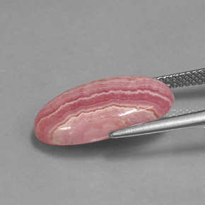 Rhodochrosite Multicolore naturelle Coupe ovale, 9.49 ct, Opaque