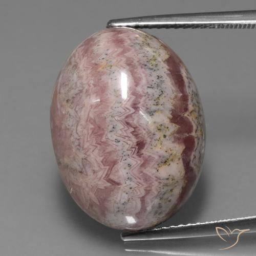 24.78ct Naturel Multicolore Rhodochrosite, ovale, Opaque