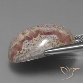 Rhodochrosite Multicolore naturelle ovale, 24.78 ct, Opaque
