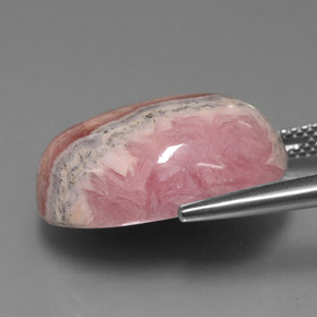 Rhodochrosite Multicolore naturelle Coupe ovale, 23.35 ct, Opaque