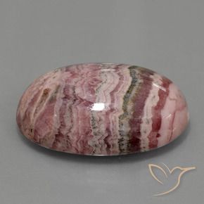 Rhodochrosite Multicolore naturelle ovale, 43.30 ct, Opaque