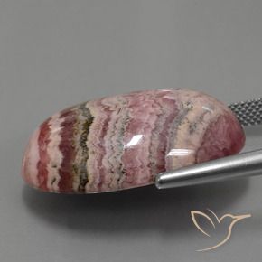Rhodochrosite Multicolore naturelle ovale, 43.30 ct, Opaque