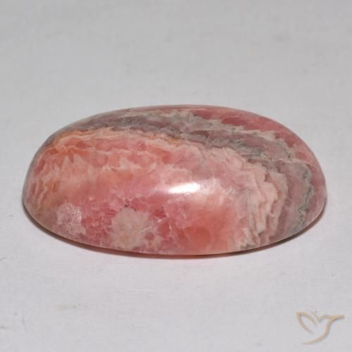 Rhodochrosite Multicolore naturelle Coupe ovale, 36.55 ct, Opaque