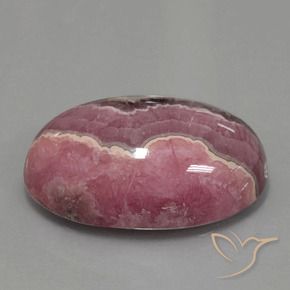 Rhodochrosite Multicolore naturelle ovale, 46.95 ct, Opaque