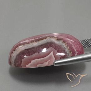 Rhodochrosite Multicolore naturelle ovale, 46.95 ct, Opaque