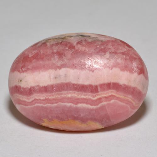 Rhodochrosite multicolore naturelle coupe ovale, 35,96 ct, opaque