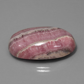Rhodochrosite Multicolore naturelle Coupe ovale, 59.72 ct, Opaque