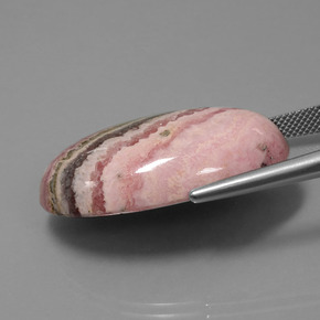 Rhodochrosite Multicolore naturelle Coupe ovale, 60.61 ct, Opaque