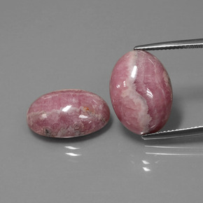 Achetez naturel ct multicolore rhodochrosite gems, coupe ovale, en provenance afrique du sud chez gemselect. en stock, livraison internationale!