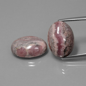 Achetez naturel ct multicolore rhodochrosite gems, coupe ovale, en provenance afrique du sud chez gemselect. en stock, livraison internationale!
