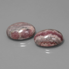 Achetez naturel ct multicolore rhodochrosite gems, coupe ovale, en provenance afrique du sud chez gemselect. en stock, livraison internationale!