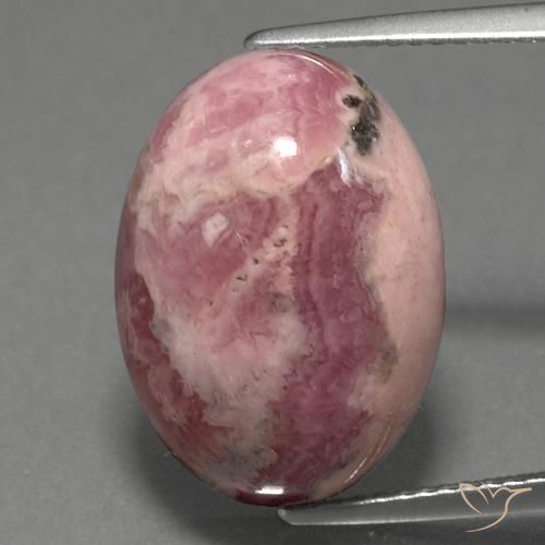 15.86ct Naturel Multicolore Rhodochrosite, ovale, Opaque