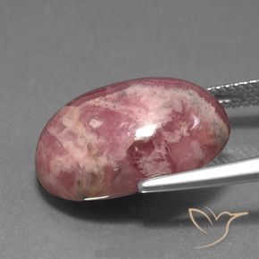 Rhodochrosite Multicolore naturelle ovale, 15.86 ct, Opaque