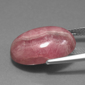 Rhodochrosite Multicolore naturelle Coupe ovale, 16.28 ct, Opaque