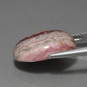 Rhodochrosite Multicolore naturelle Coupe ovale, 13.76 ct, Opaque