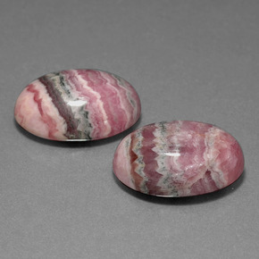 Achetez naturel ct Multicolore Rhodochrosite gems, Coupe ovale, En provenance Afrique du Sud chez GemSelect. En stock, livraison internationale!