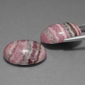 Achetez naturel ct Multicolore Rhodochrosite gems, Coupe ovale, En provenance Afrique du Sud chez GemSelect. En stock, livraison internationale!
