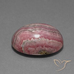 Rhodochrosite Multicolore naturelle ovale, 23.53 ct, Opaque