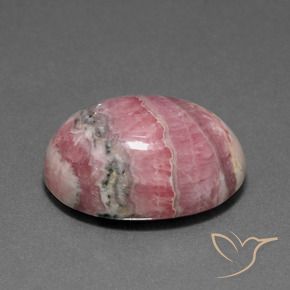 Rhodochrosite Multicolore naturelle ovale, 23.65 ct, Opaque