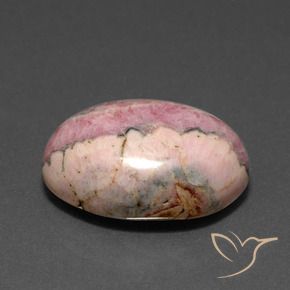 Rhodochrosite Multicolore naturelle ovale, 18.15 ct, Opaque